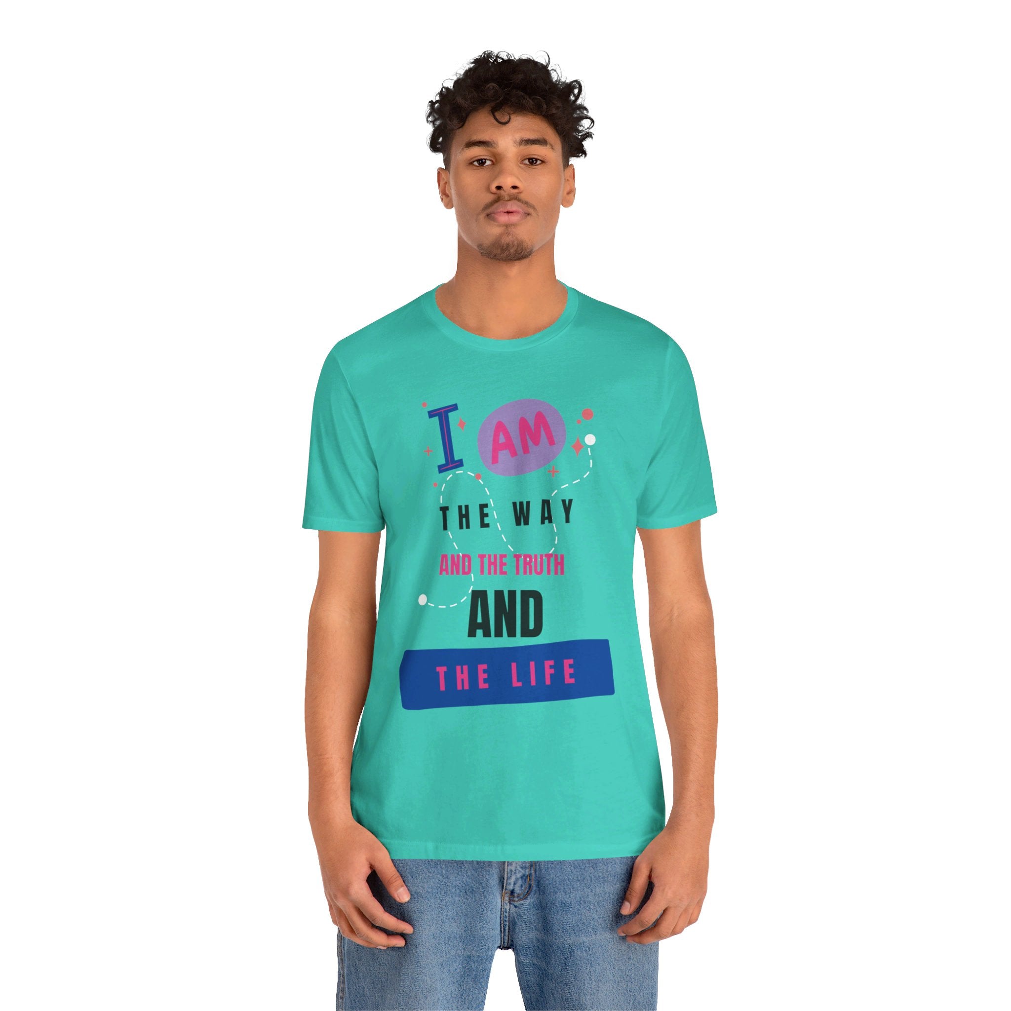 I Am the Way Faith-Based Unisex Short Sleeve Tee