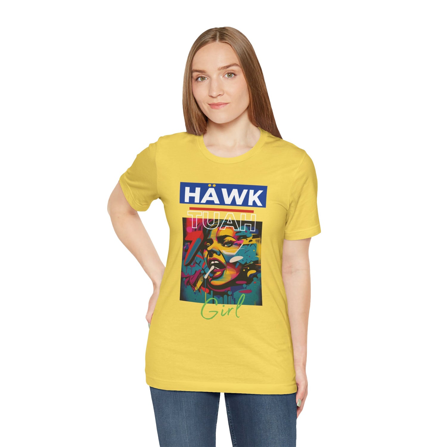 Hawk Tuah Girl Unisex Short Sleeve Tee