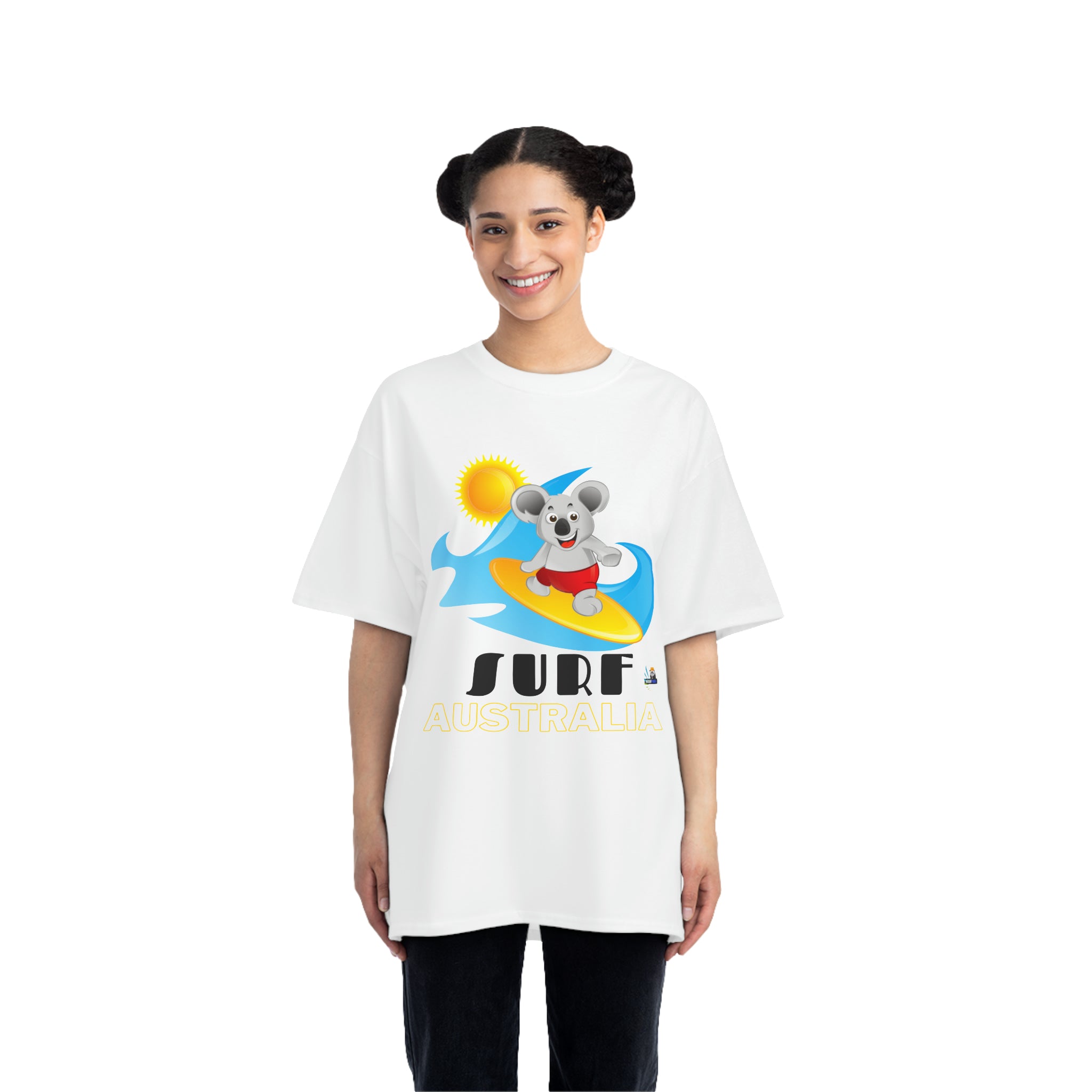 Camiseta de peso pesado con oso Koala de Surf Australia