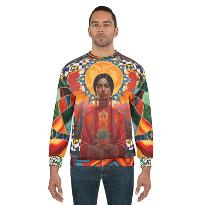 I Call Judgement Mexican Art Unisex Sweatshirt (Gold Label)