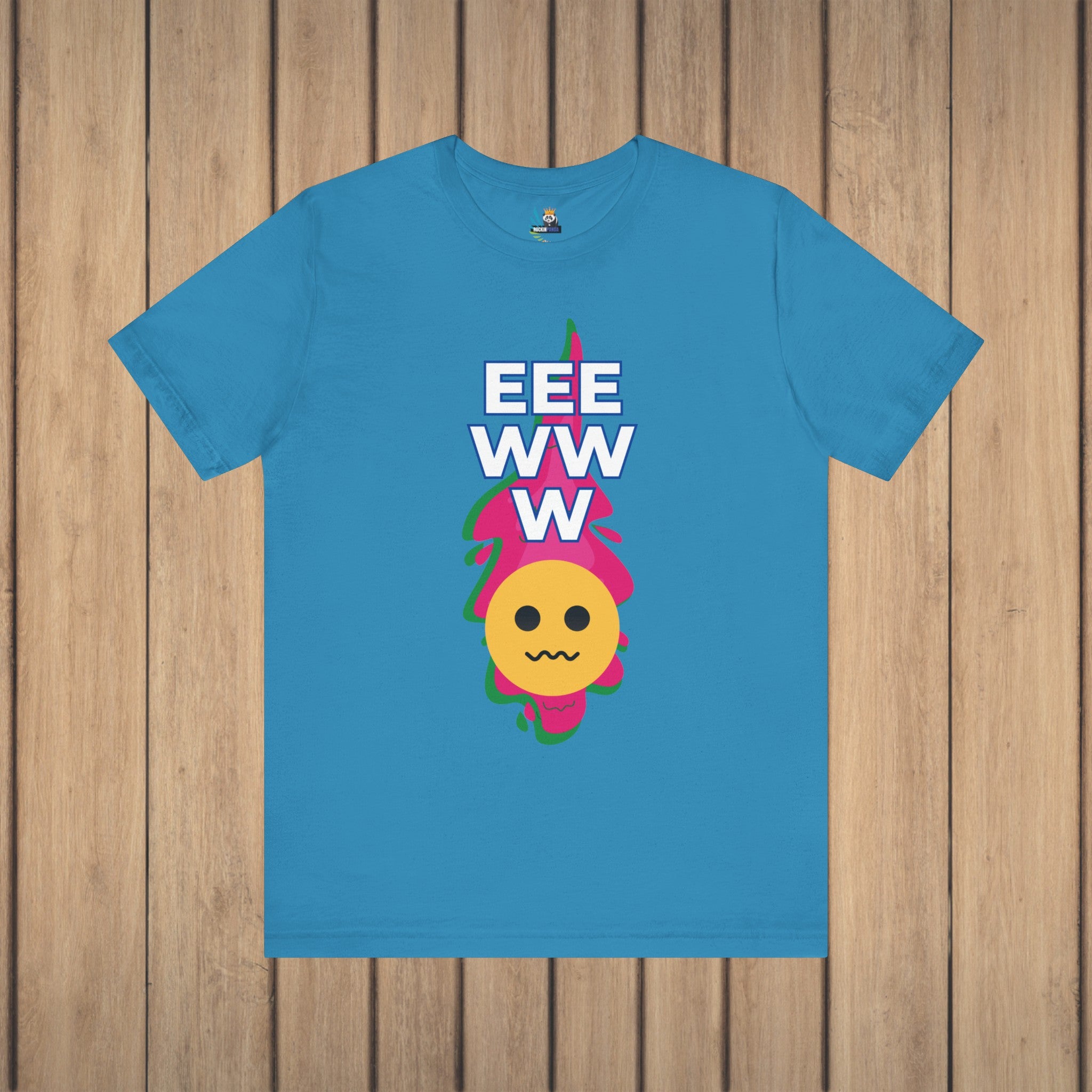 Eeewww Yuck Face Emoji Unisex Short Sleeve Tee