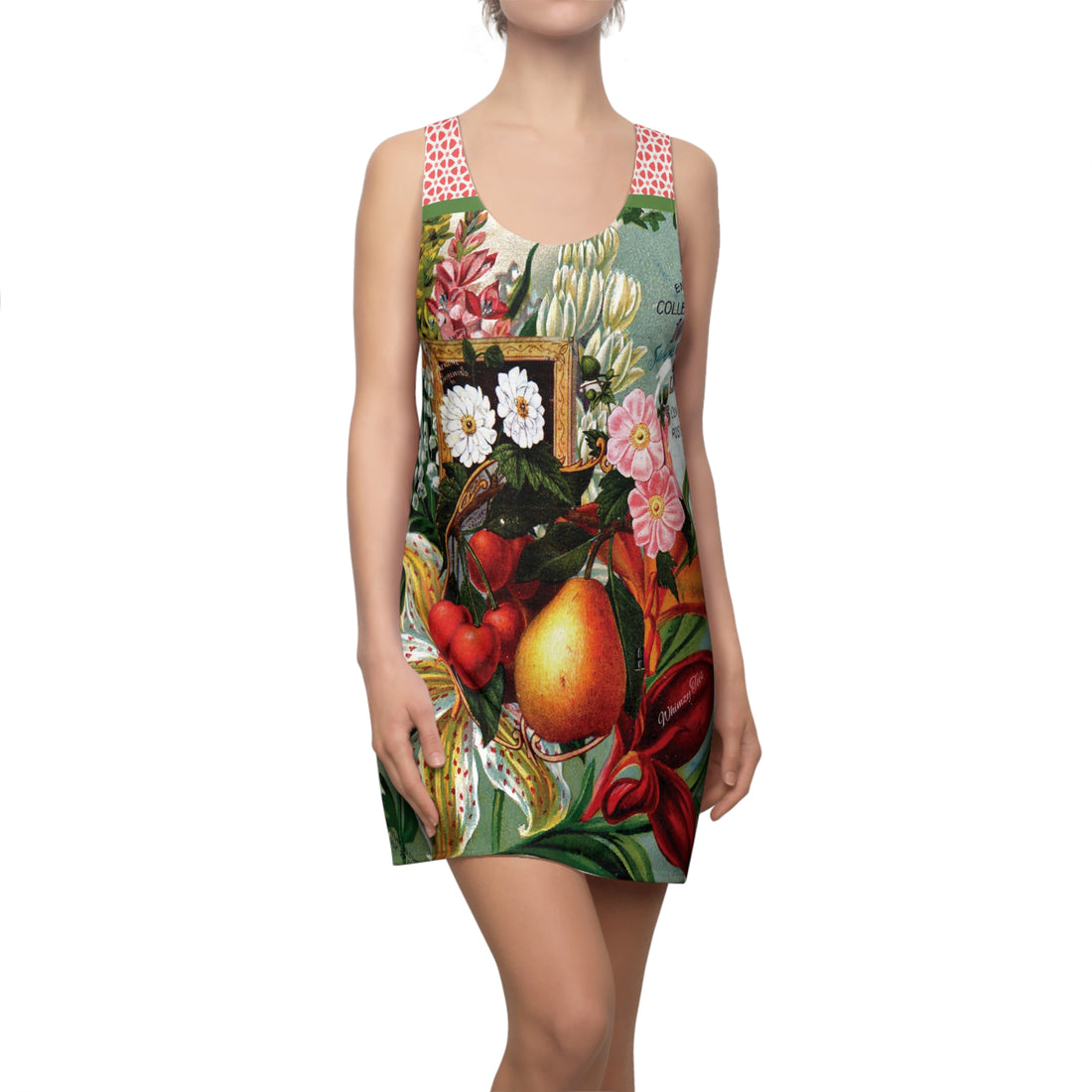 Juicy Fruit Vintage Floral Racerback Dress