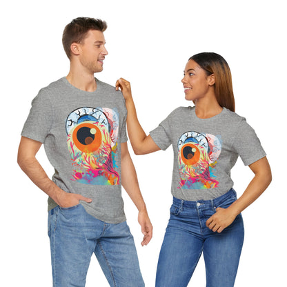 Eyes in Abstract Unisex Short Sleeve Tee