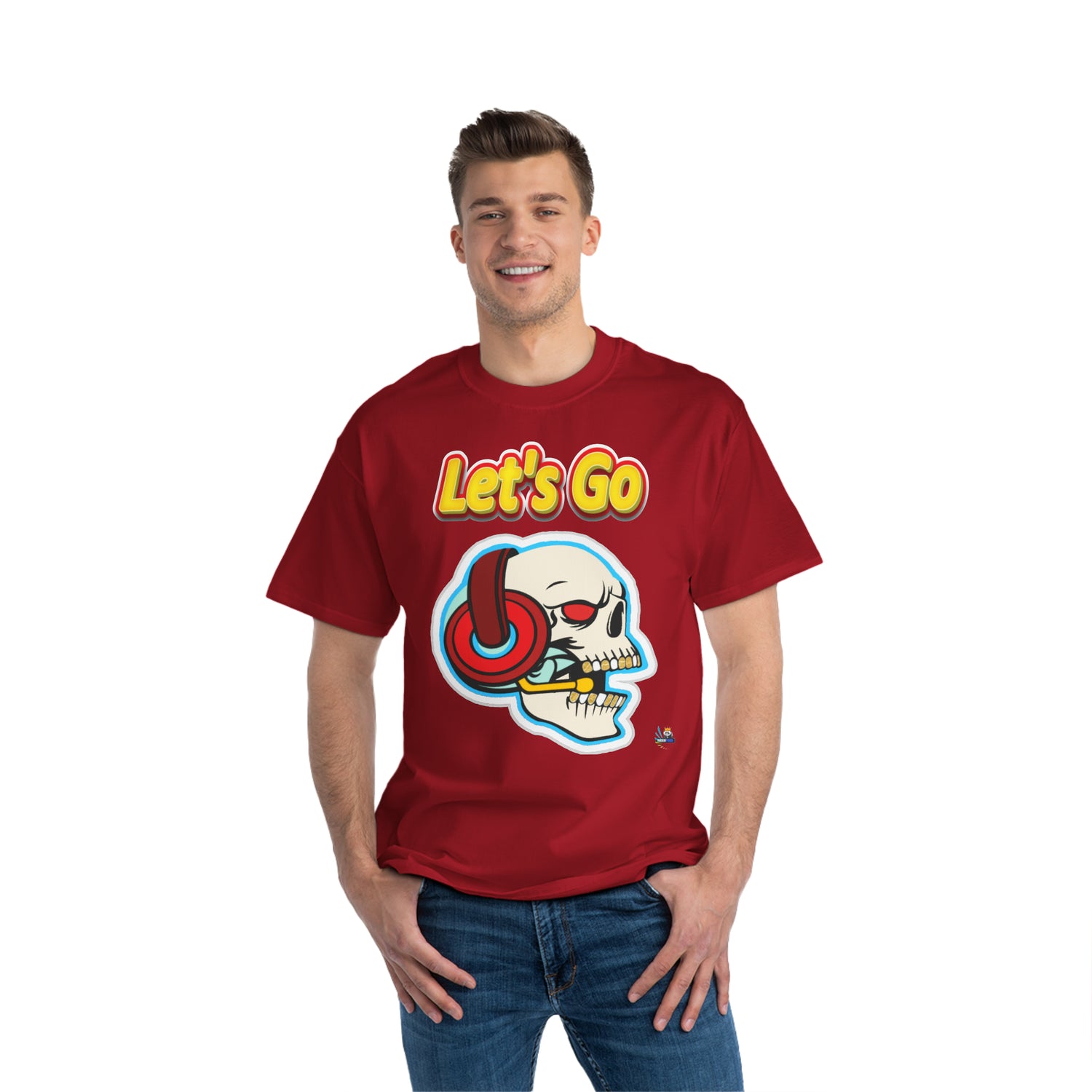 Camiseta de juego unisex de peso pesado Let&