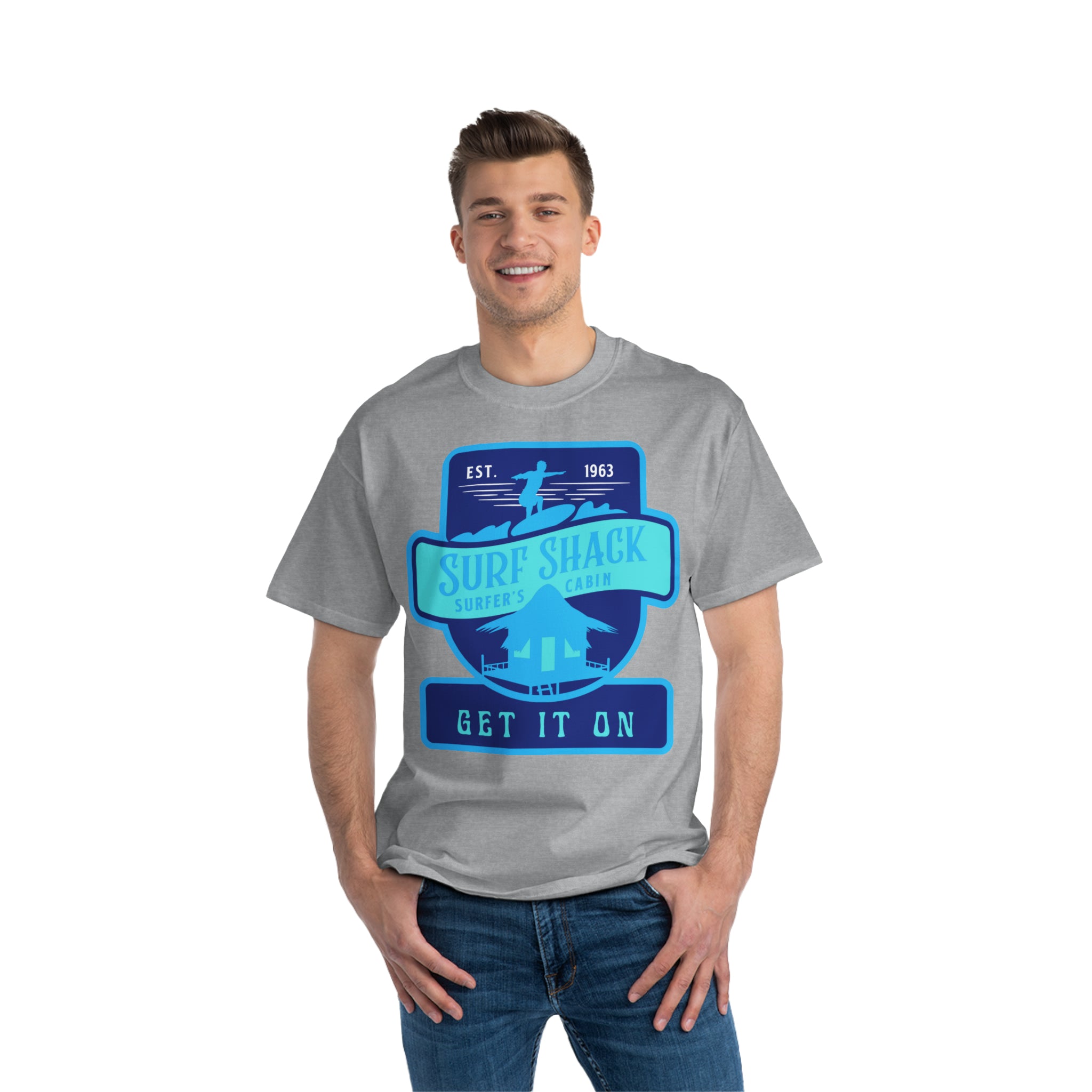 Surf Shack Get It On Unisex Heavyweight Tee