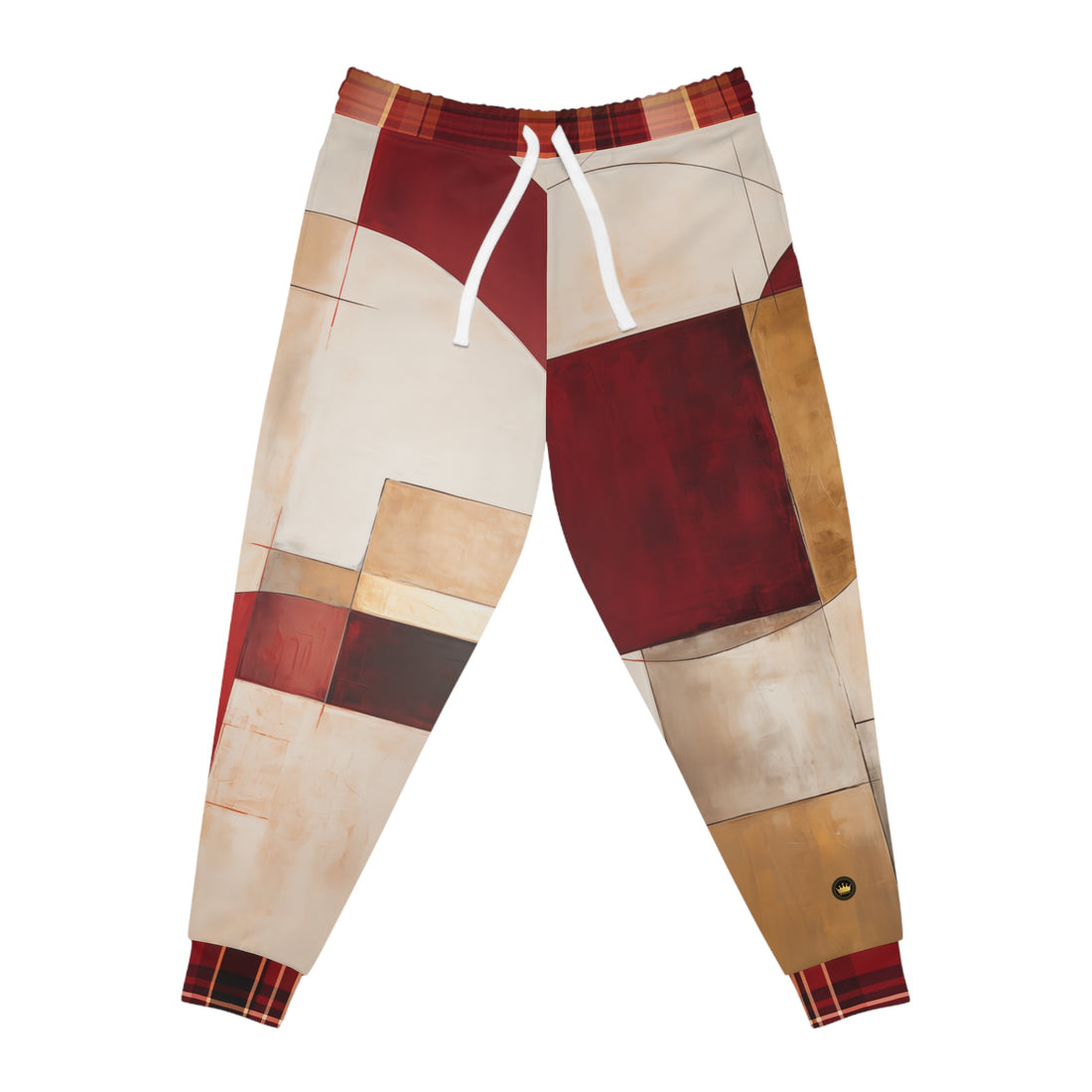 Ruby Slippers Abstract Colorblock Eco-Poly Unisex Joggers
