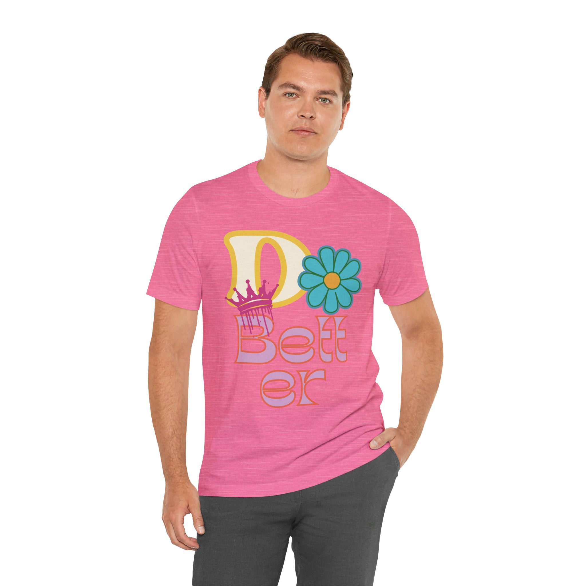 Do Better Hippie Vibe Floral Short Sleeve Tee