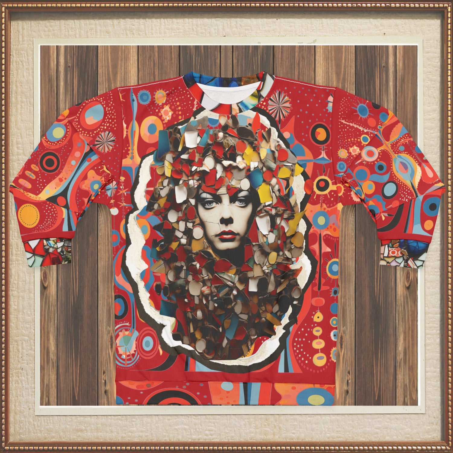 Playing in the Stratosphere Art Nouveau Unisex Sweatshirt (Gold Label)