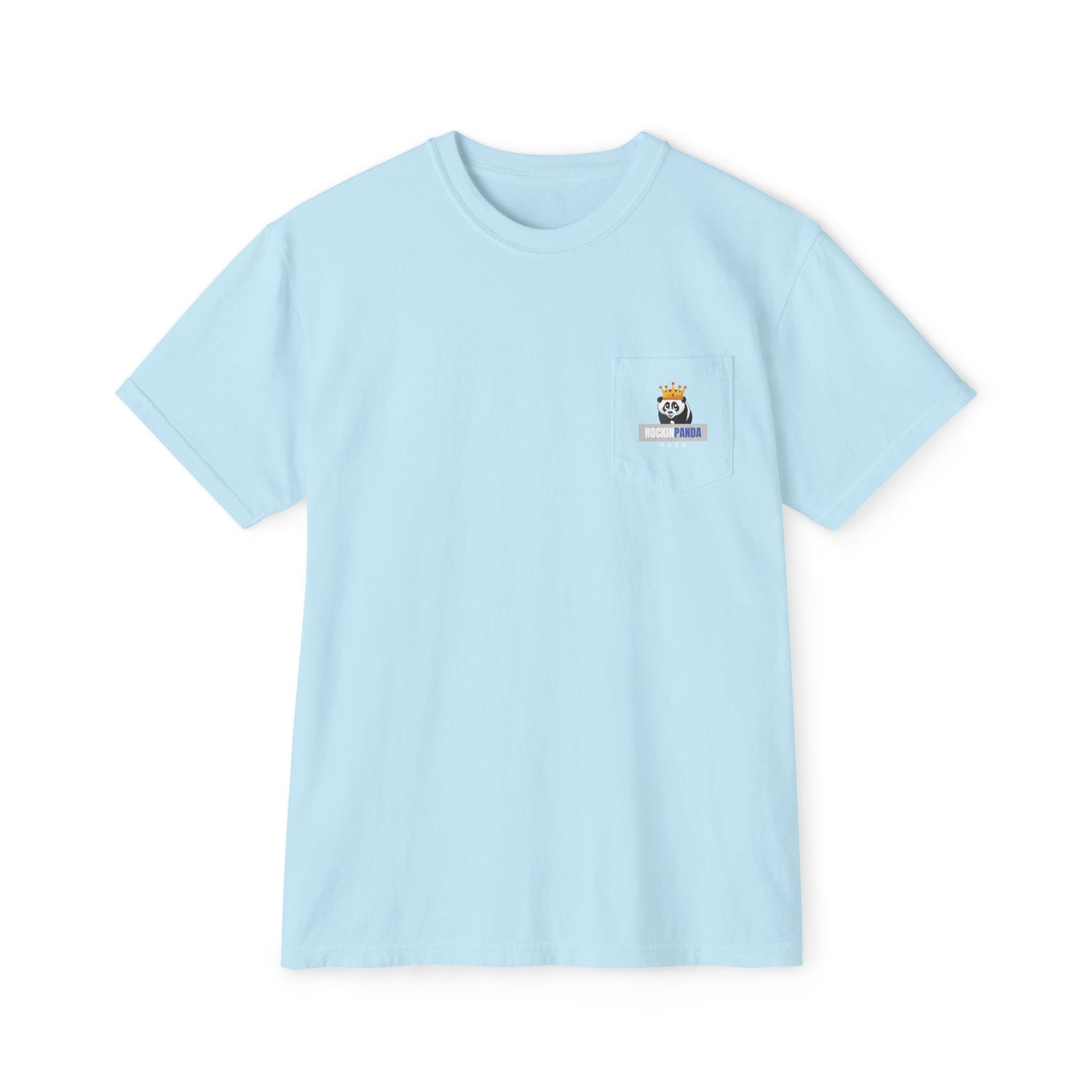 California Dreamin Ocean Wave Stripe Heavyweight Unisex Pocket T-Shirt