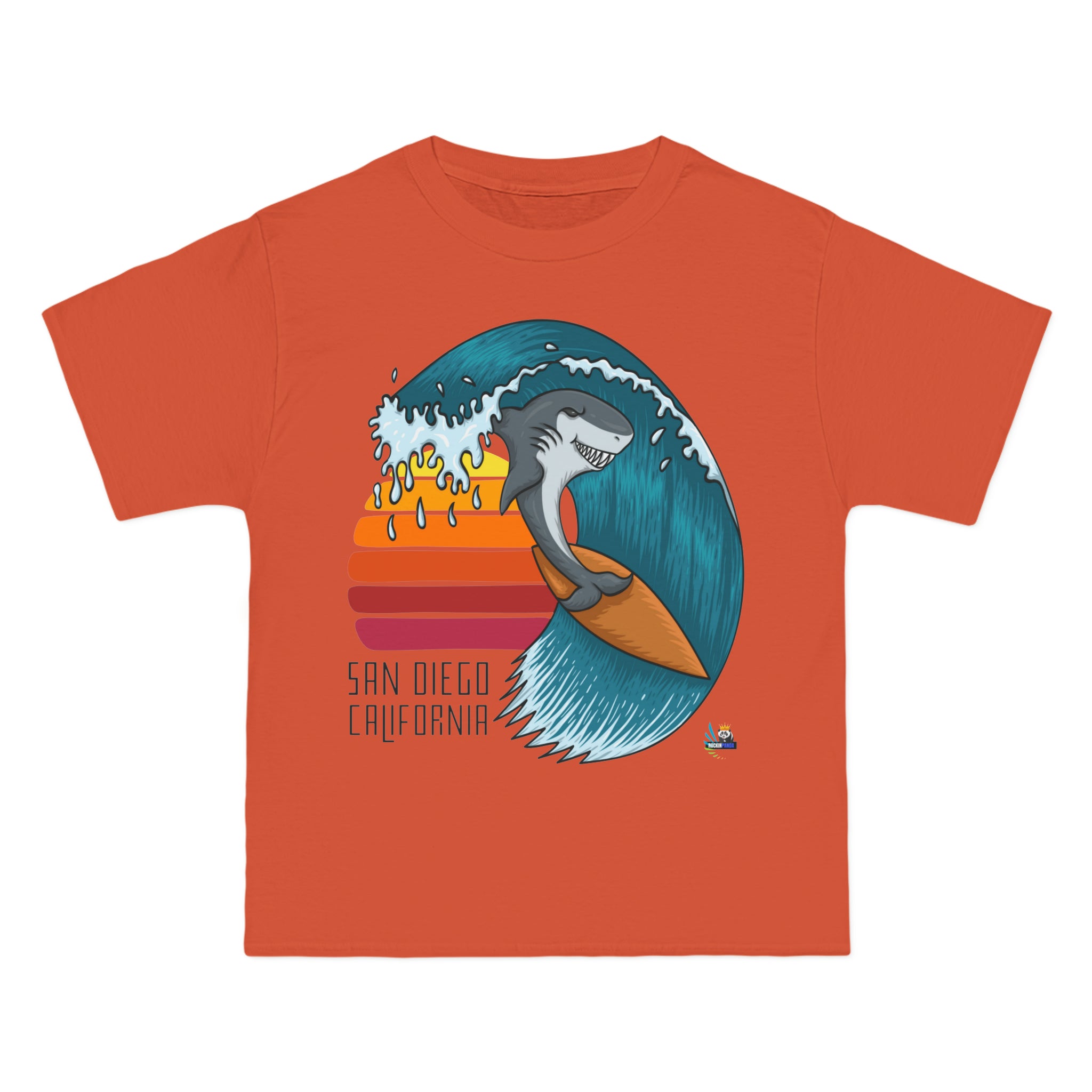 Camiseta de peso pesado Surf San Diego