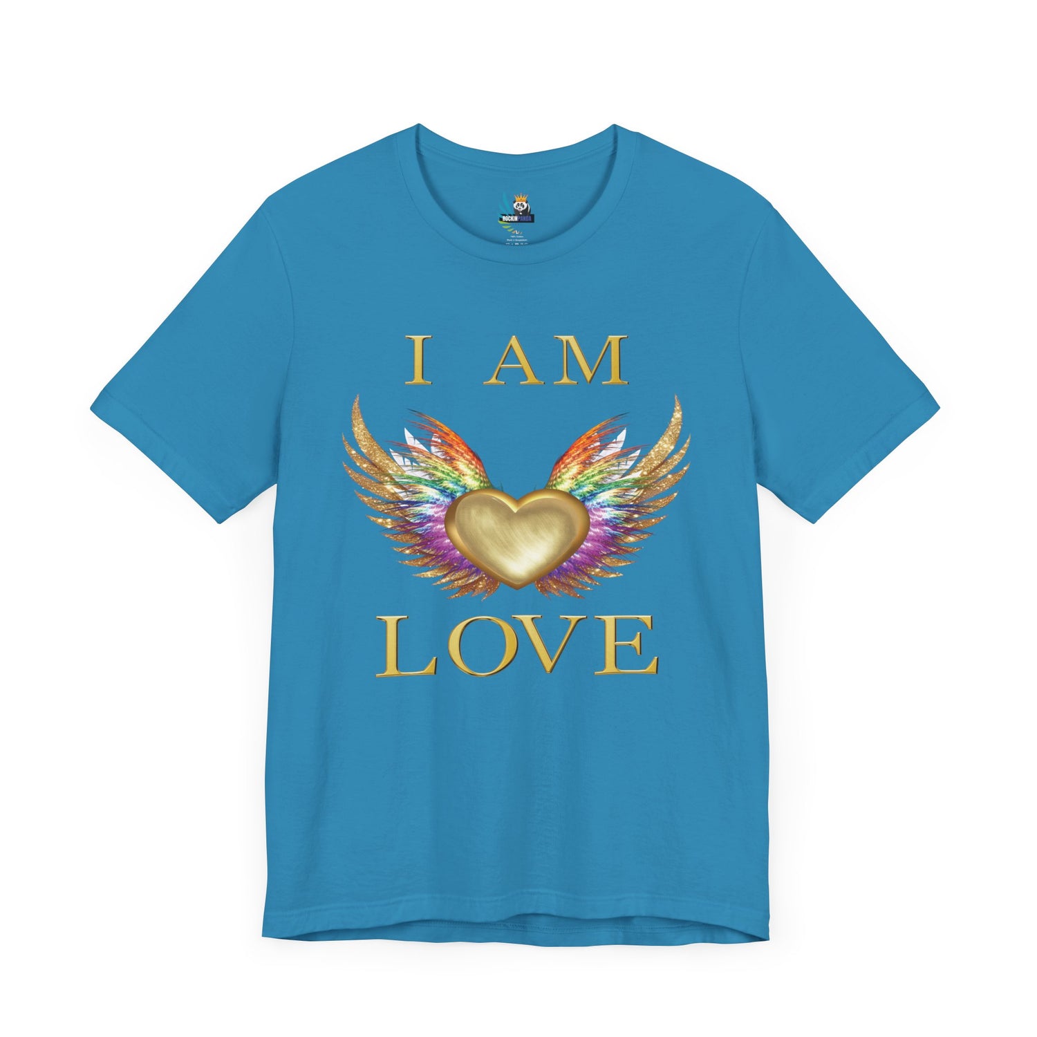 I am Love Angel Wings Short Sleeve Tee