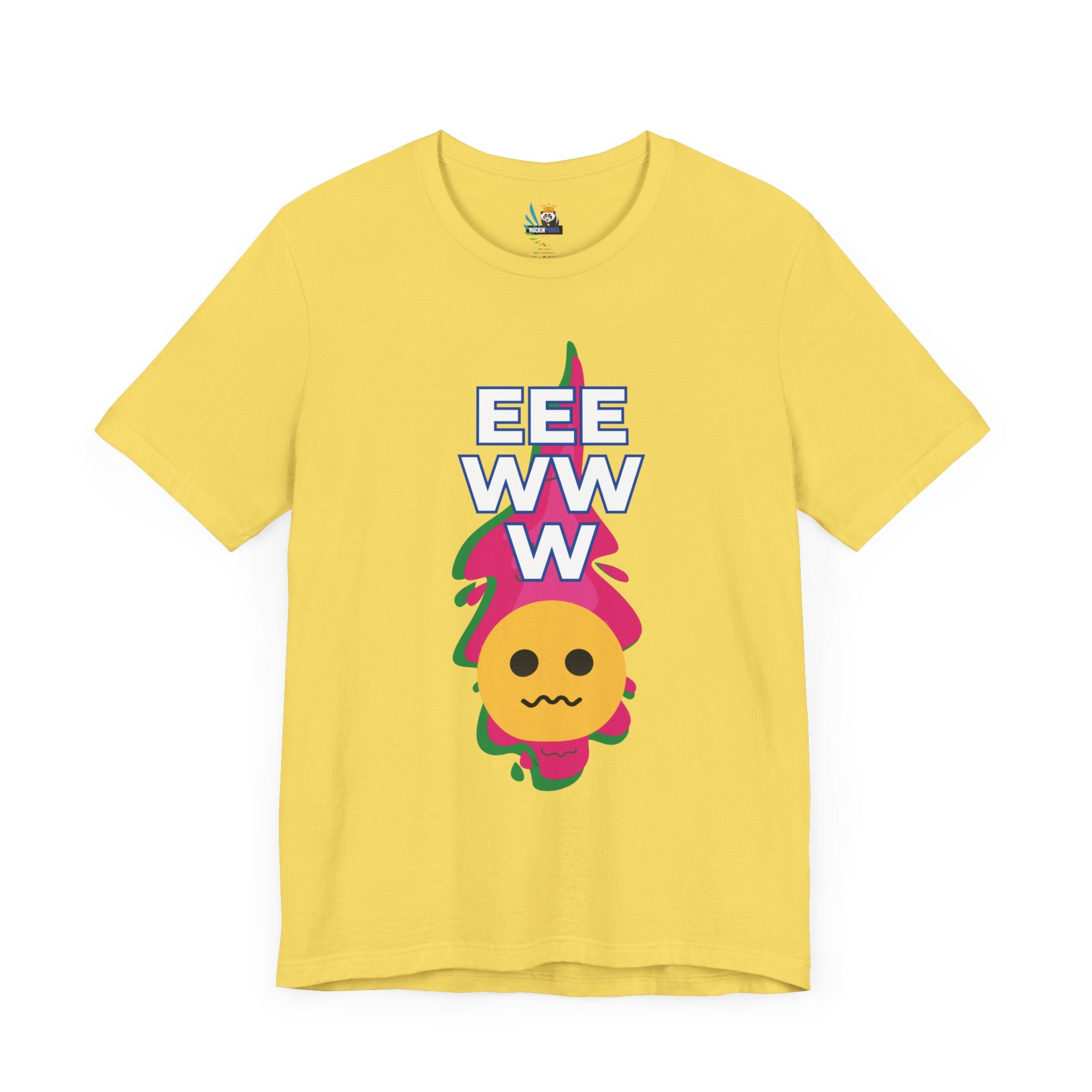 Eeewww Yuck Face Emoji Unisex Short Sleeve Tee