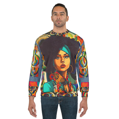 Afro Queen-Solace Girl Edition Unisex Sweatshirt (Gold Label)