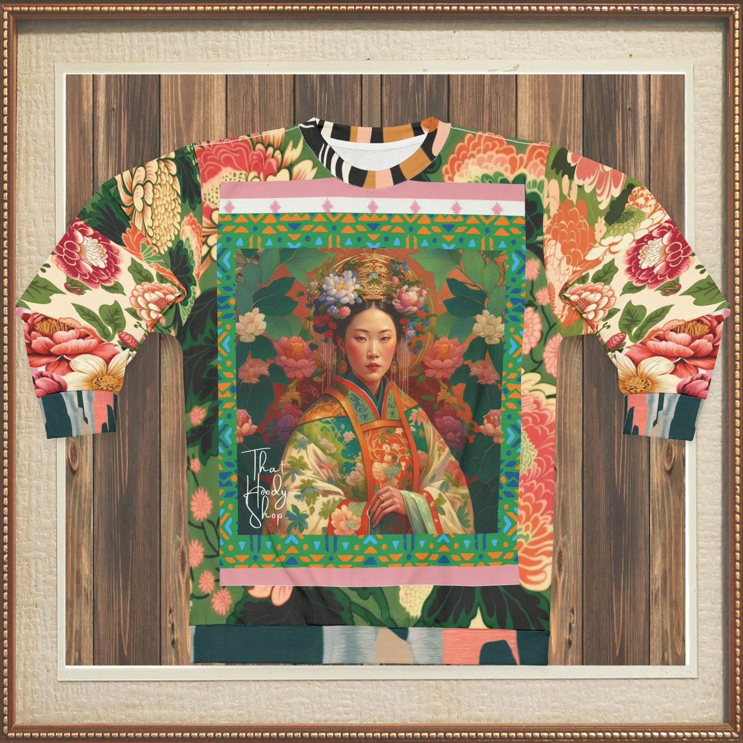 Empress Wu Zetian Asian Floral Unisex Sweatshirt