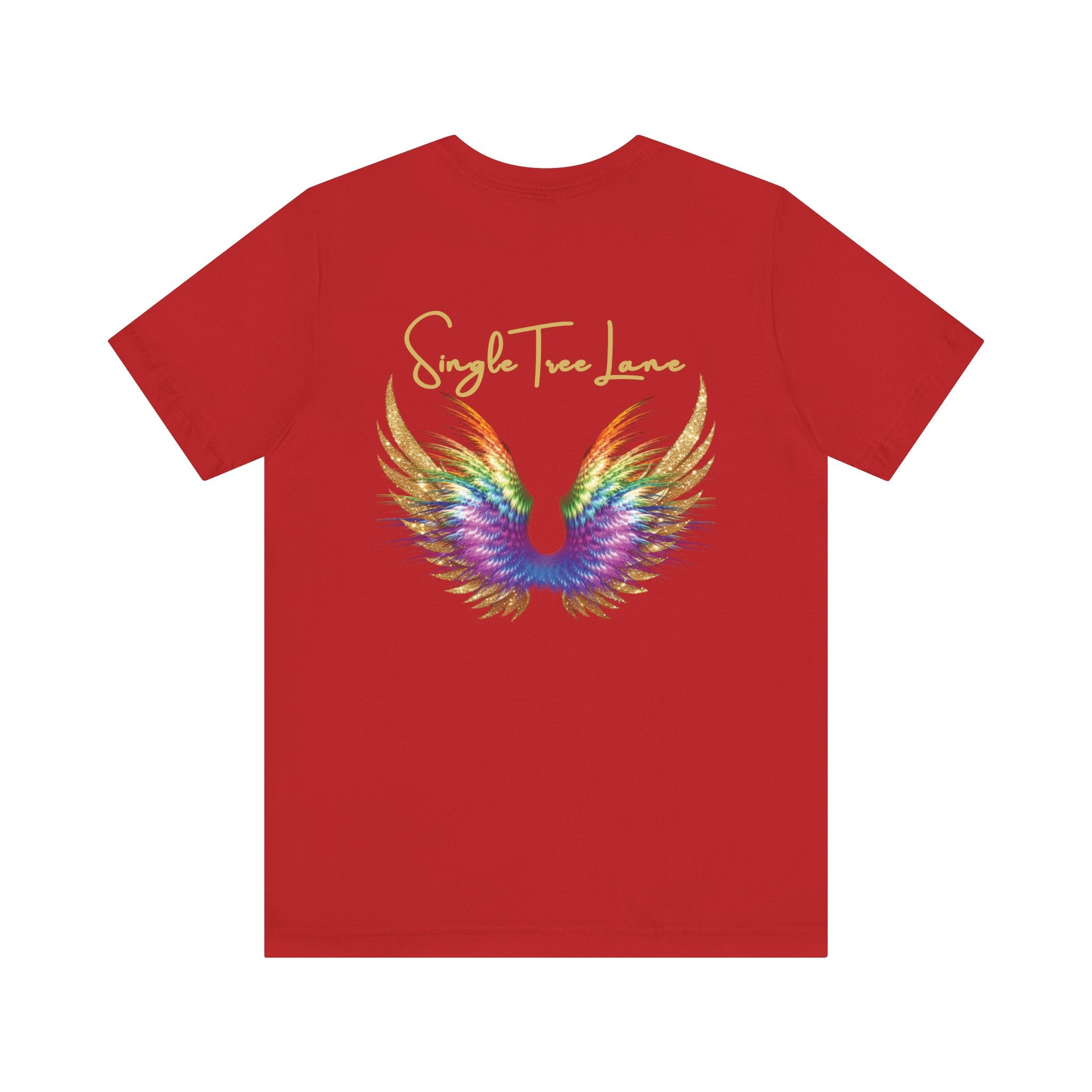 I am Love Angel Wings Short Sleeve Tee