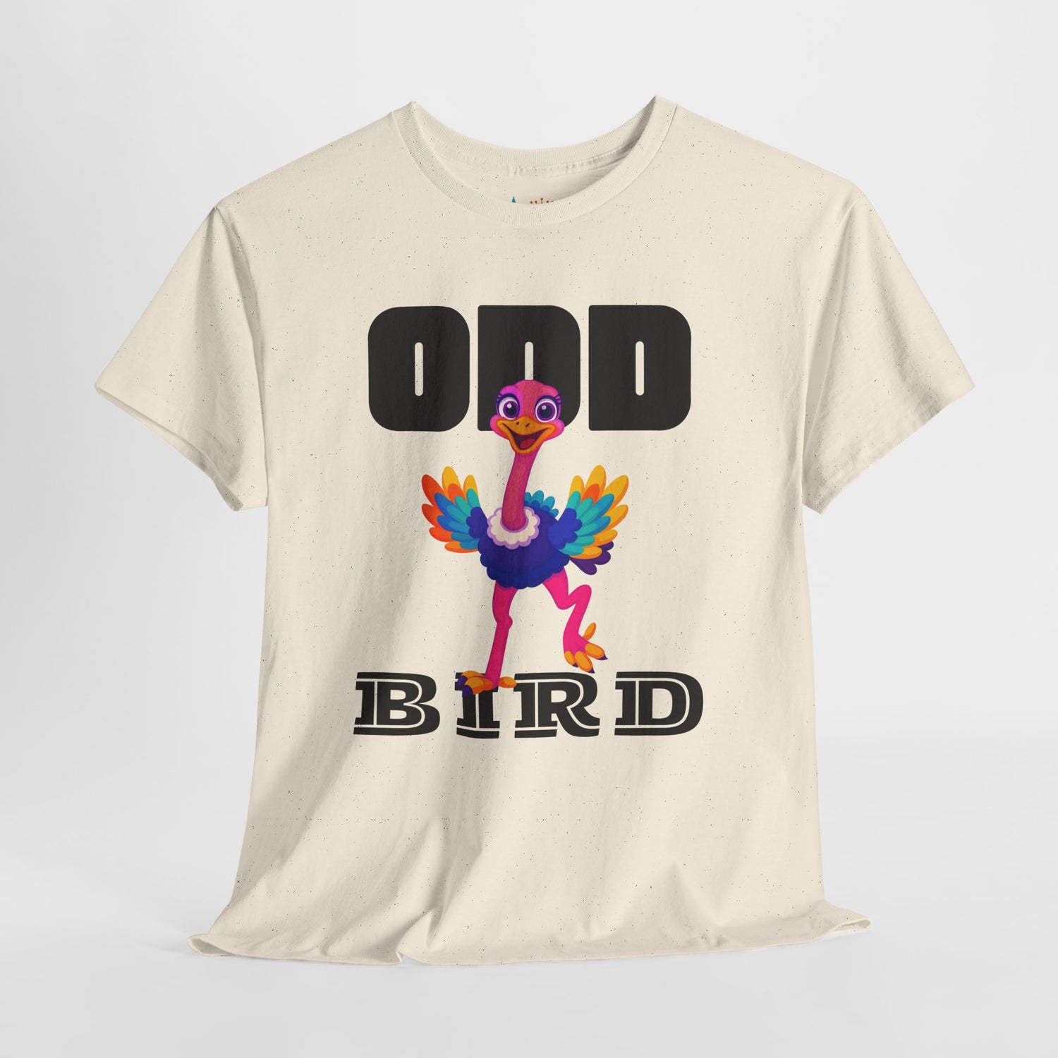 Colorful Odd Bird Heavyweight Unisex Tee