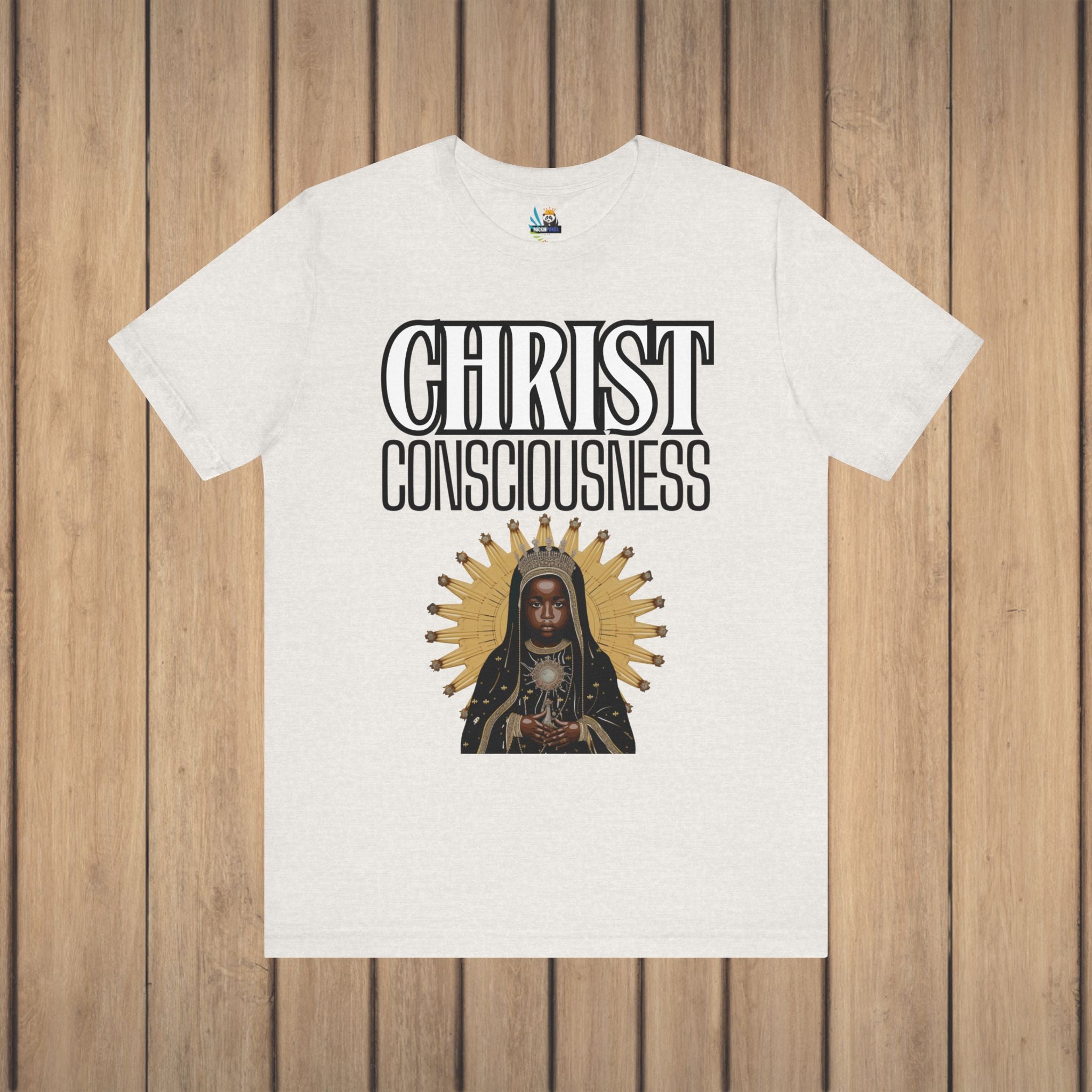 Christ Consciousness - Black Baby Jesus Unisex Short Sleeve Tee