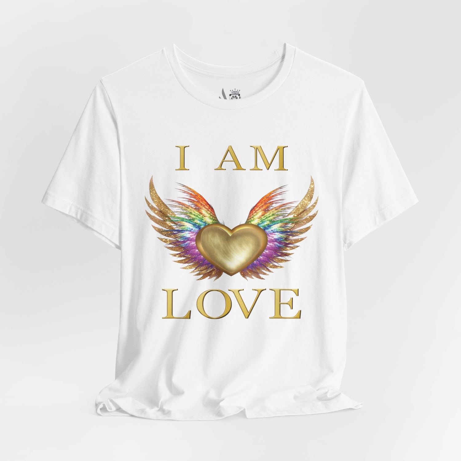 I am Love Angel Wings Short Sleeve Tee