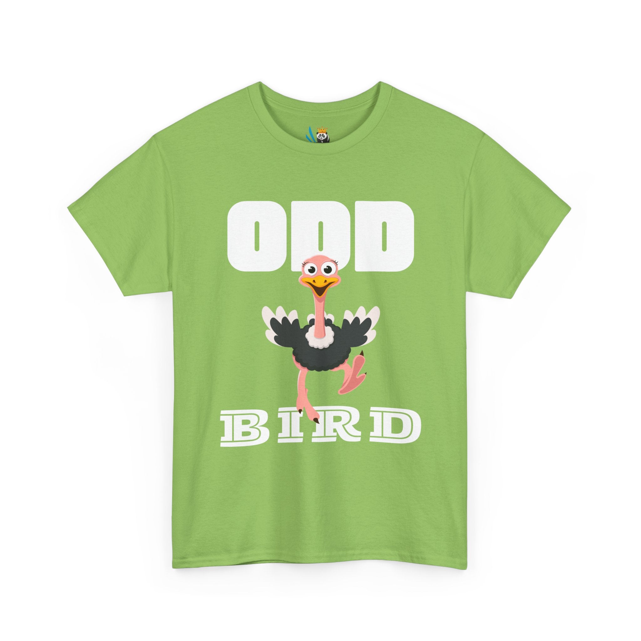Plain Odd Bird Ostrich Heavyweight Unisex Tee