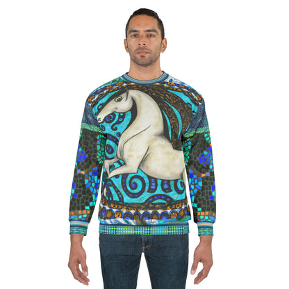 Sudadera unisex Lance Horsey Pop Art