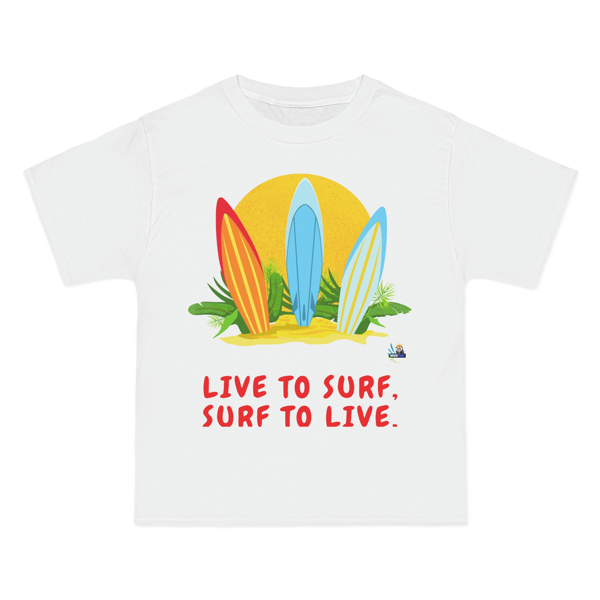 Live to Surf Unisex Heavyweight Tee