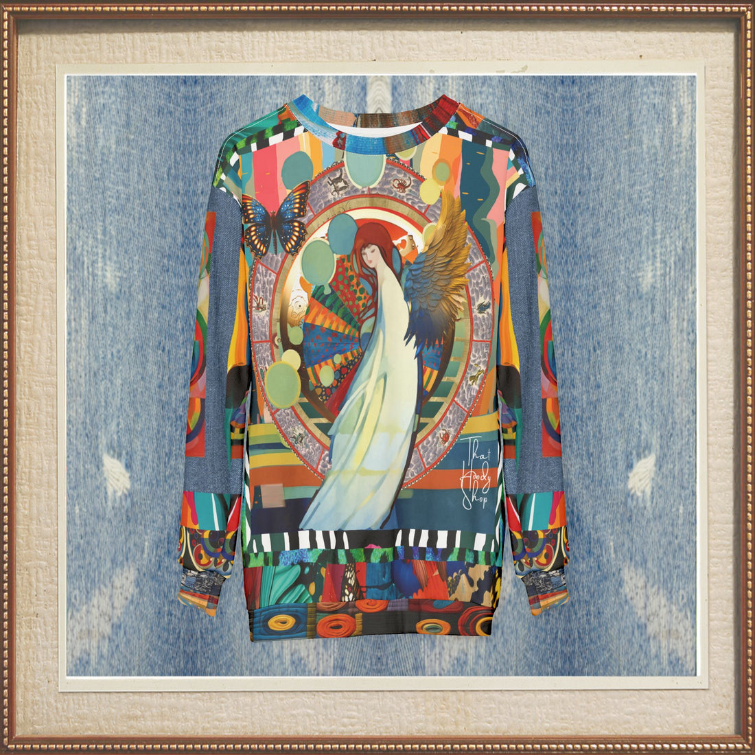 Ghost of Wade Lagoon Art Deco Unisex Sweatshirt (Gold Label)