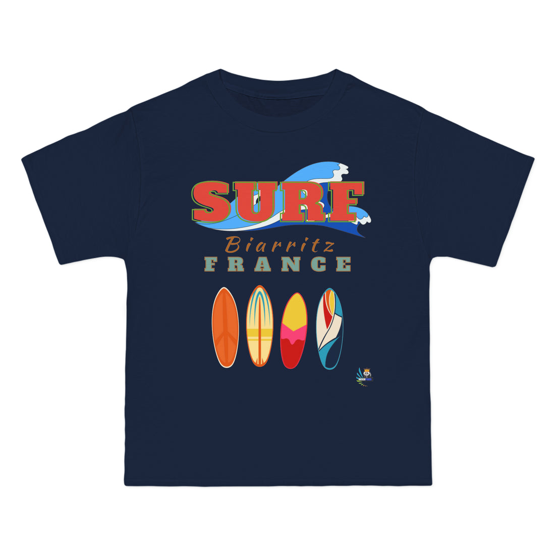 Surf Biarritz France Unisex Heavyweight Tee