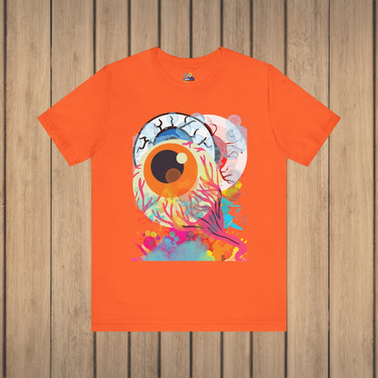 Eyes in Abstract Unisex Short Sleeve Tee