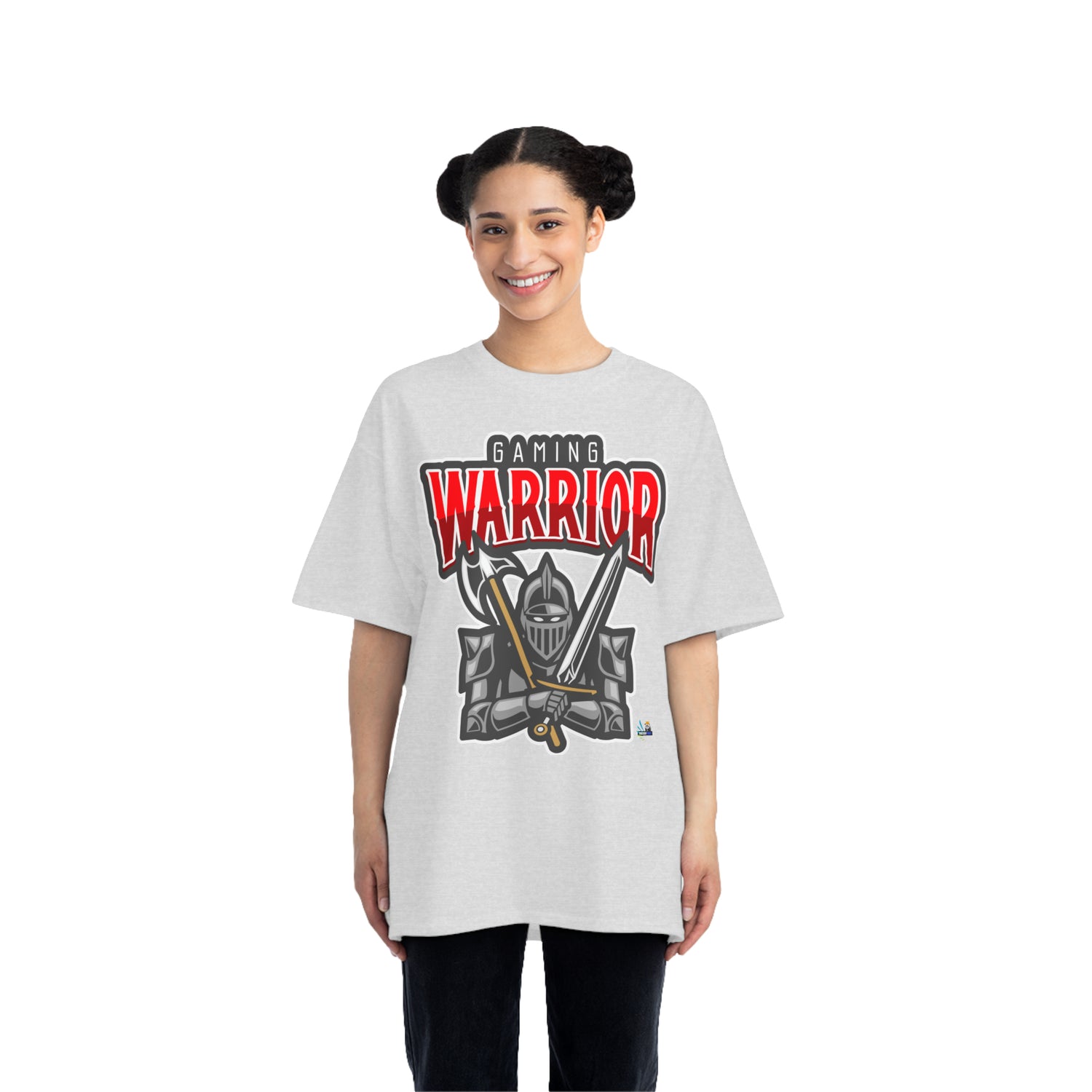 Gaming Warrior Shining Knight Heavyweight Unisex Gaming Tee