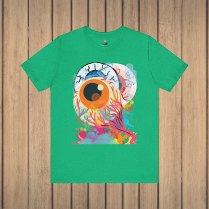 Eyes in Abstract Unisex Short Sleeve Tee