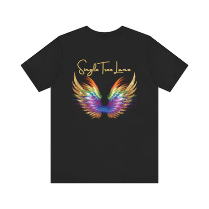 I am Love Angel Wings Short Sleeve Tee