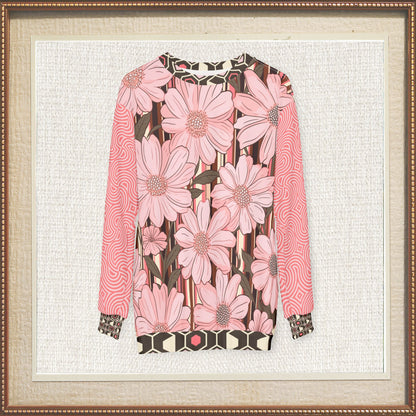 Fantasy in Pink Floral Unisex Sweatshirt (Gold Label)