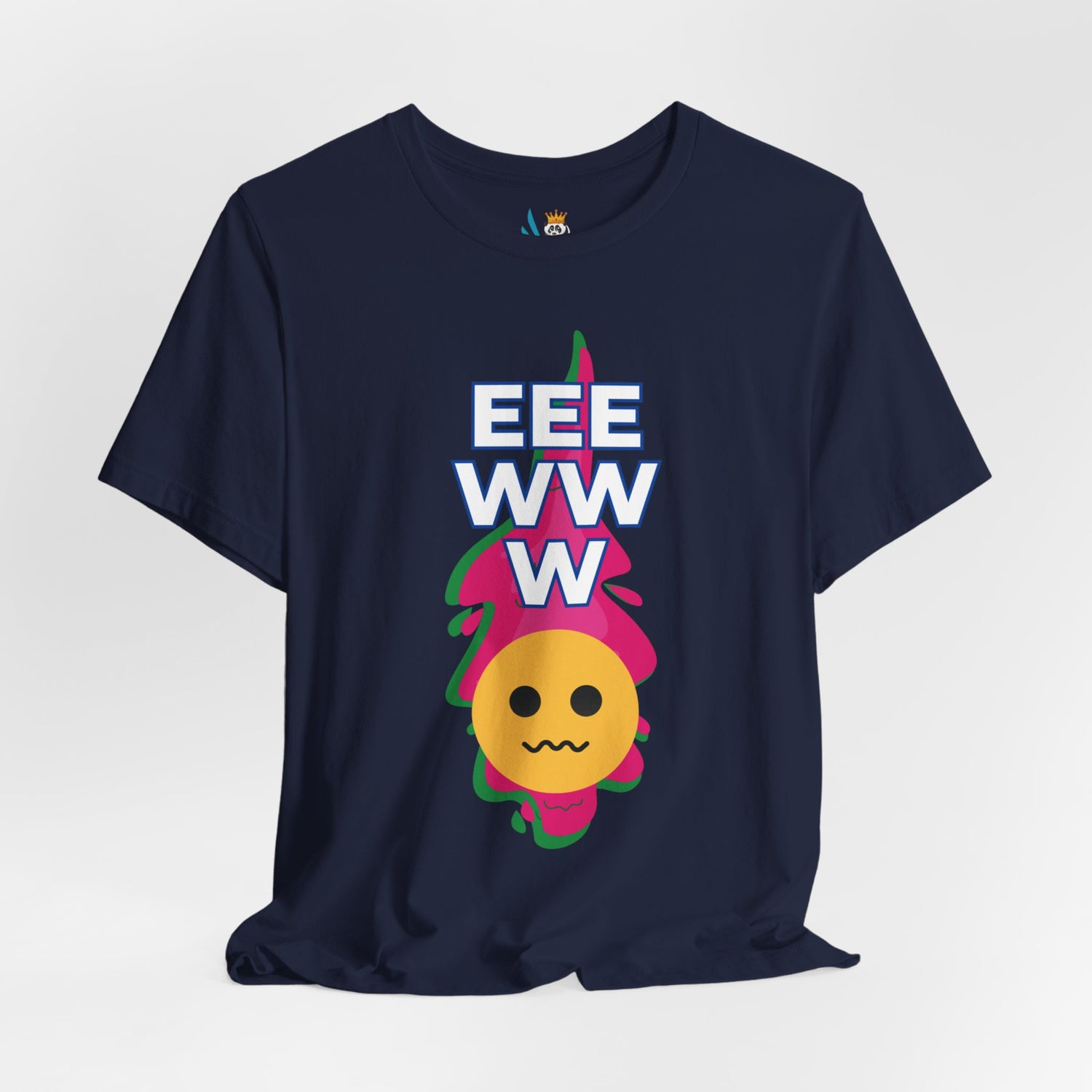 Eeewww Yuck Face Emoji Unisex Short Sleeve Tee