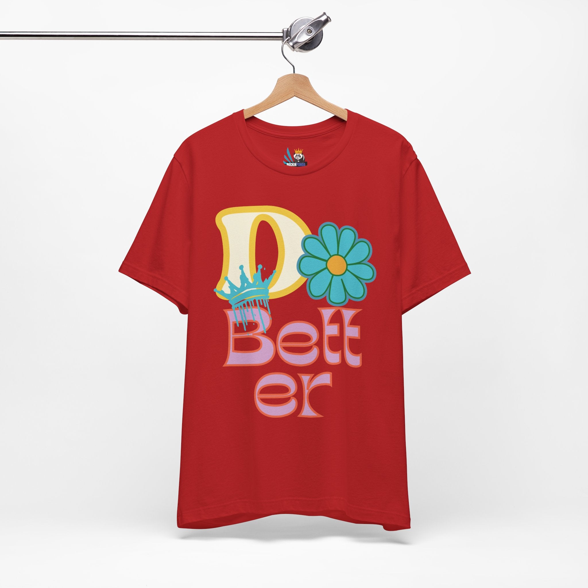 Do Better Hippie Vibe Floral Unisex Short Sleeve Tee