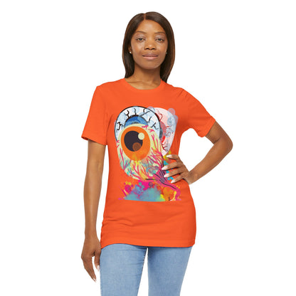 Eyes in Abstract Unisex Short Sleeve Tee