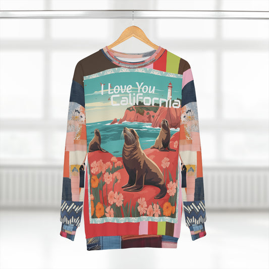 I Love You California - Pigeon Point Norcal Sea Lions Unisex Sweatshirt