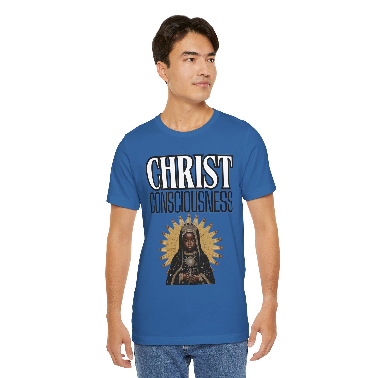 Christ Consciousness - Black Baby Jesus Unisex Short Sleeve Tee