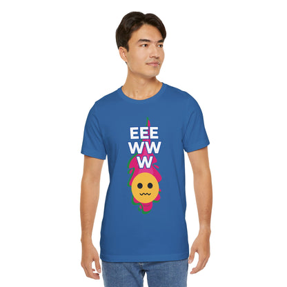 Eeewww Yuck Face Emoji Unisex Short Sleeve Tee