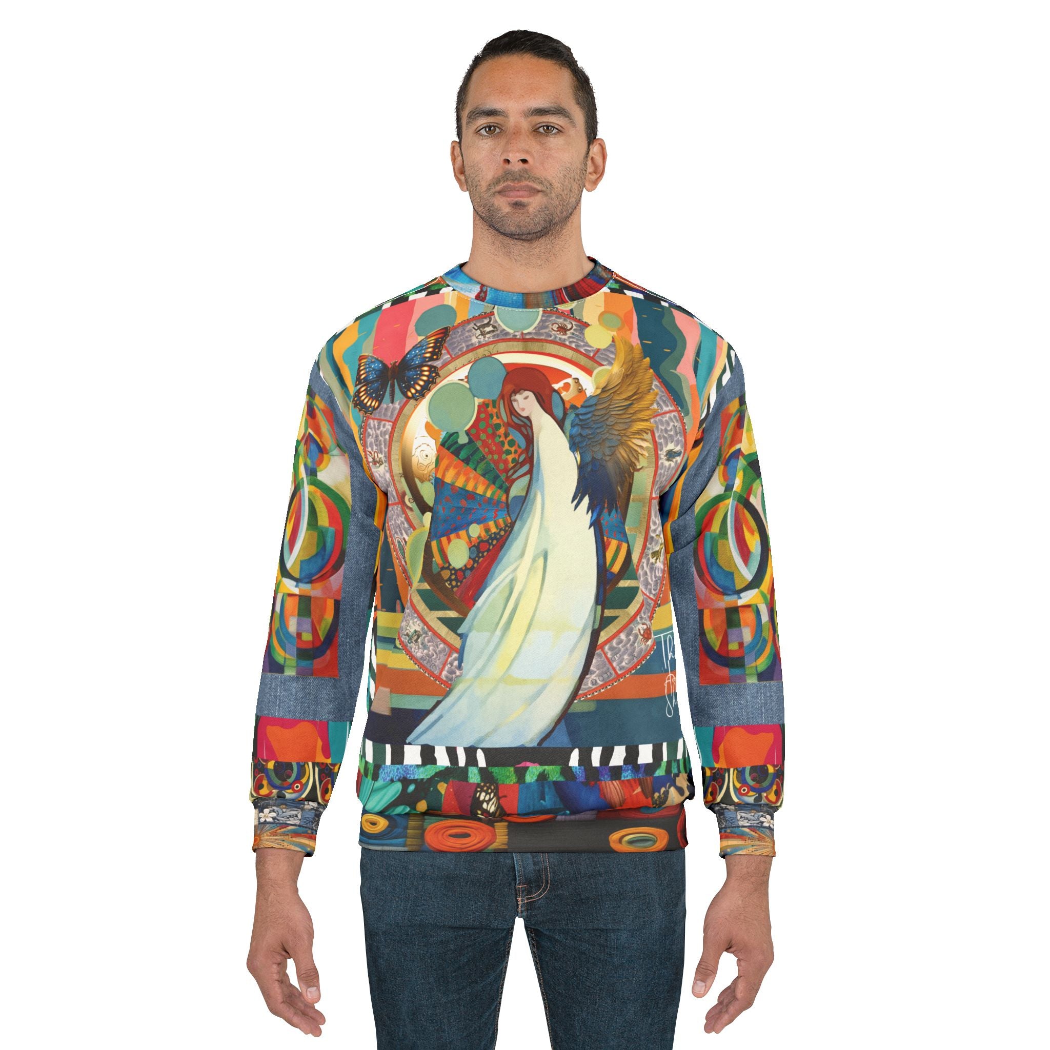 Ghost of Wade Lagoon Art Deco Unisex Sweatshirt (Gold Label)