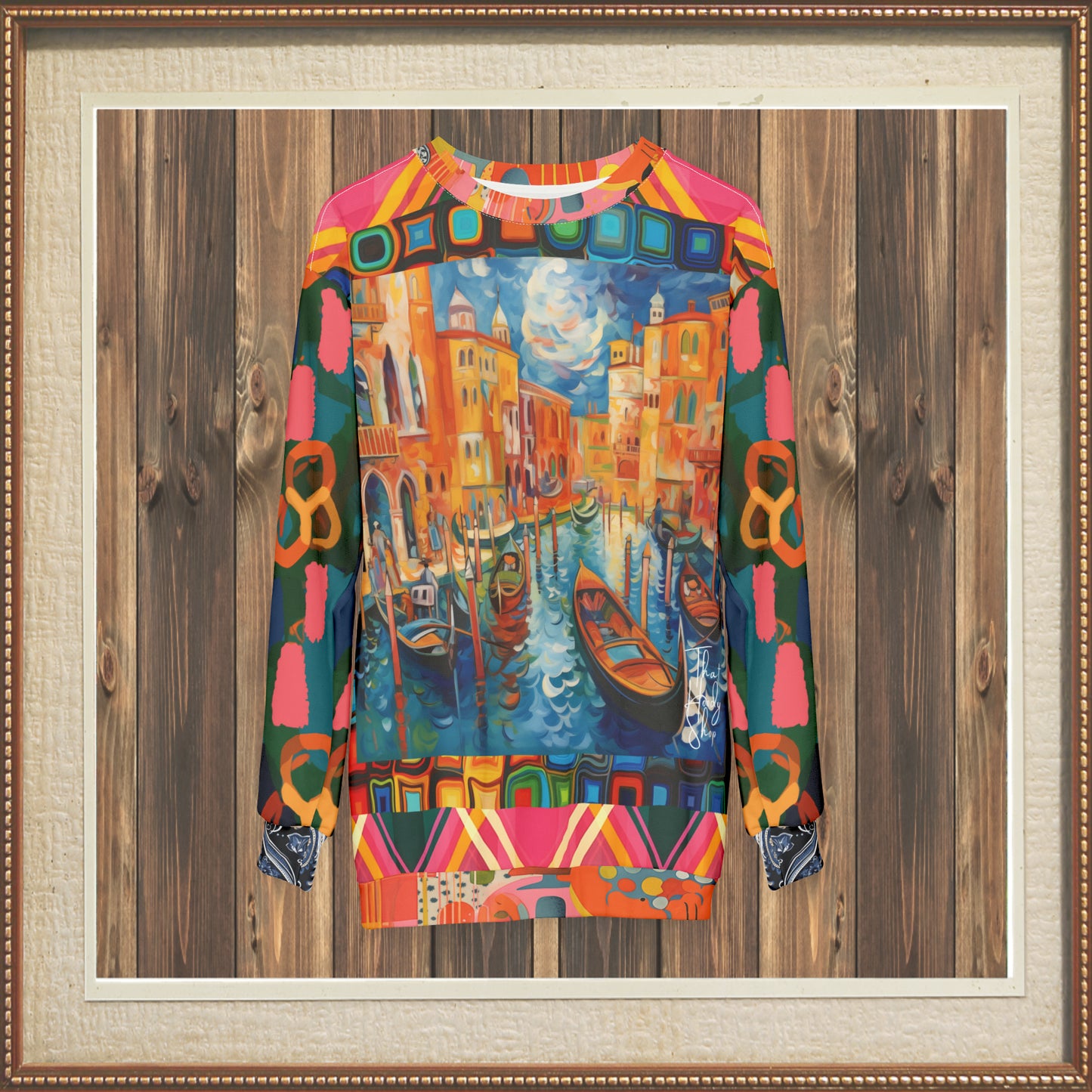 Vacation in Venezia Impressionistic Art Unisex Sweatshirt
