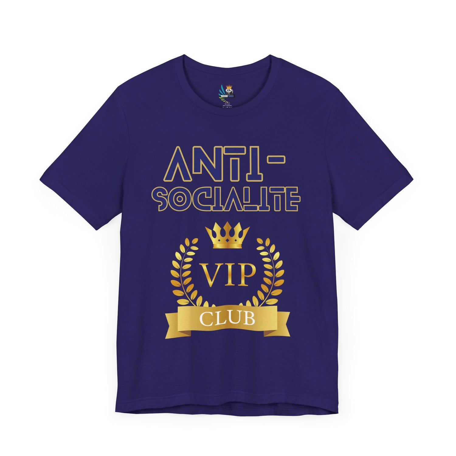 Anti-Socialite VIP Club Unisex Short Sleeve Tee