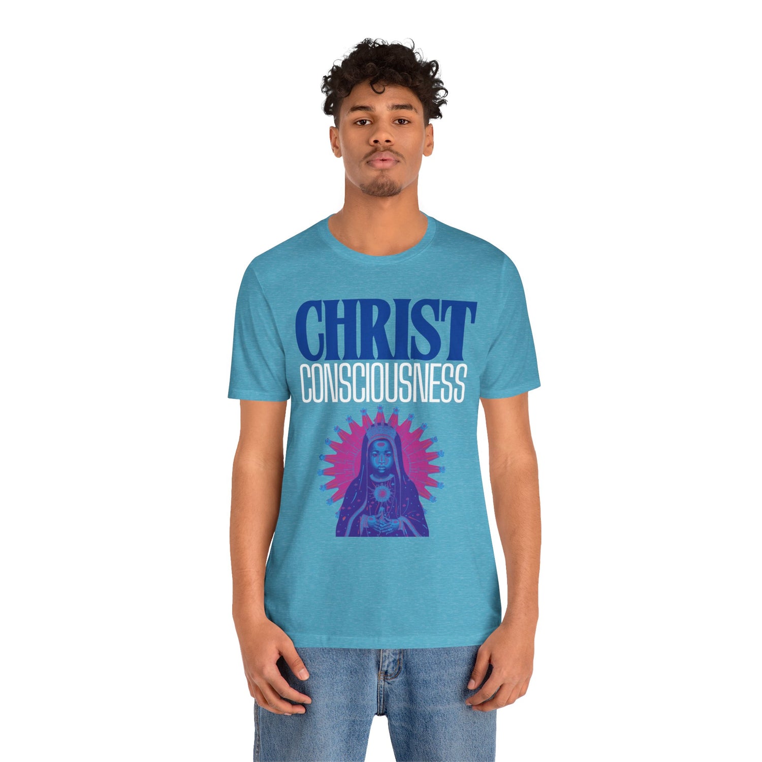 Christ Consciousness - Black Baby Jesus Unisex Short Sleeve Tee