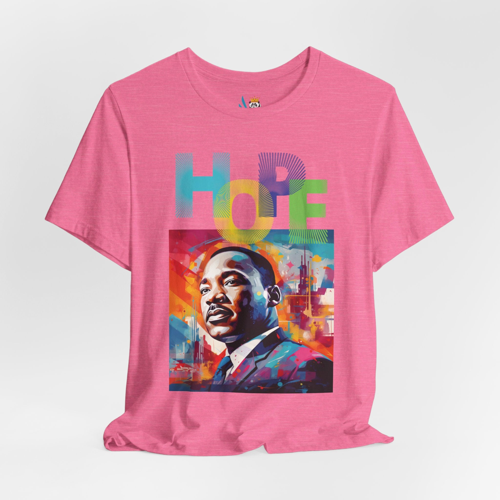 MLK Jr Hope Graffiti Art Unisex Short Sleeve Tee