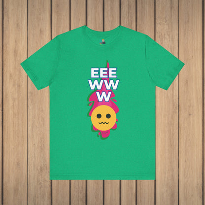 Eeewww Yuck Face Emoji Unisex Short Sleeve Tee