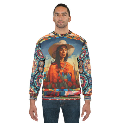 Woman of Chihuahua Unisex Sweatshirt (Gold Label)