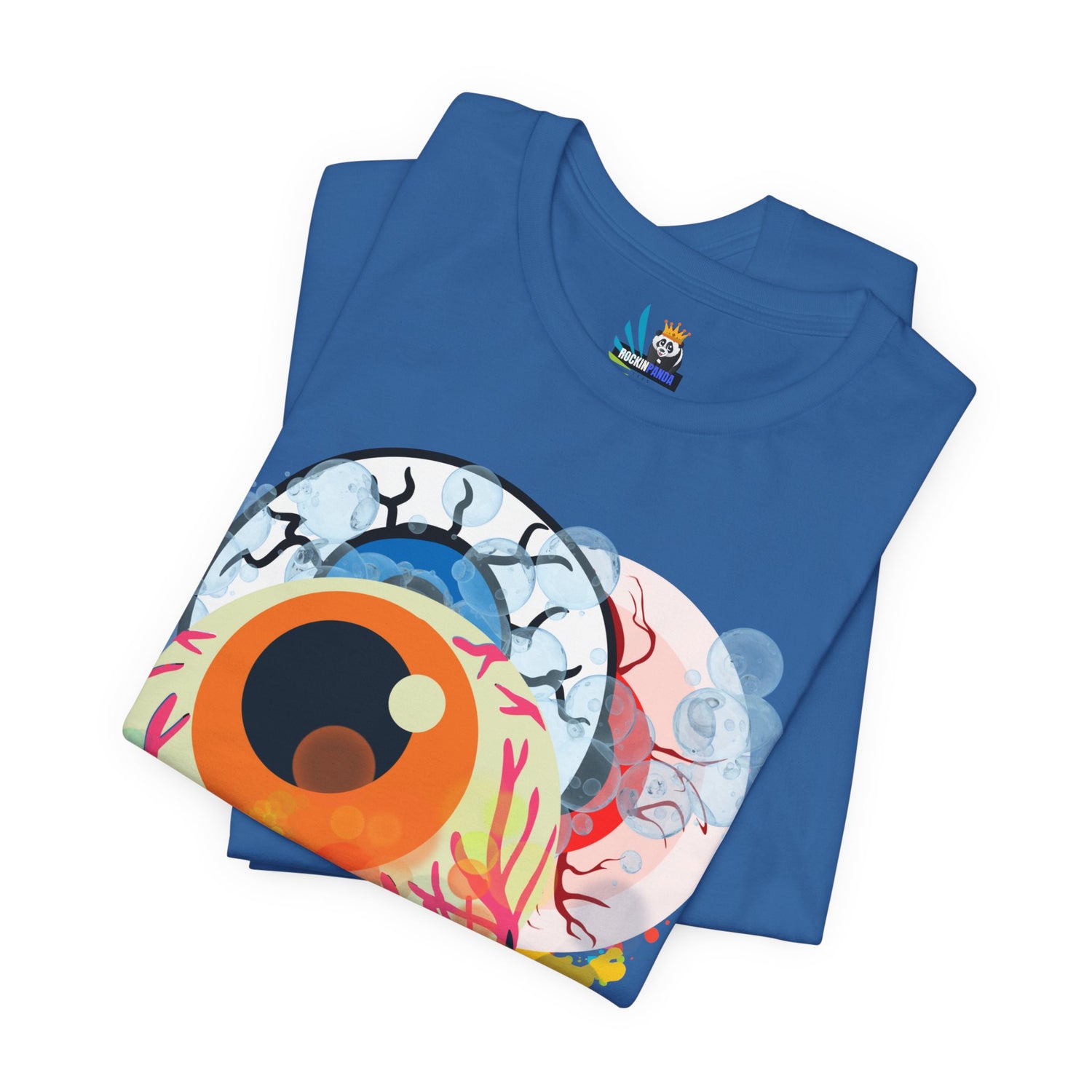 Eyes in Abstract Unisex Short Sleeve Tee