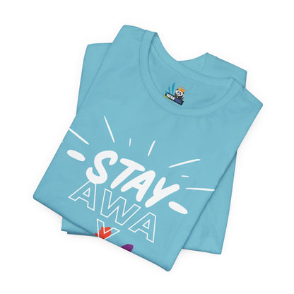 Stay Away Rainbow Hand Unisex Short Sleeve Tee