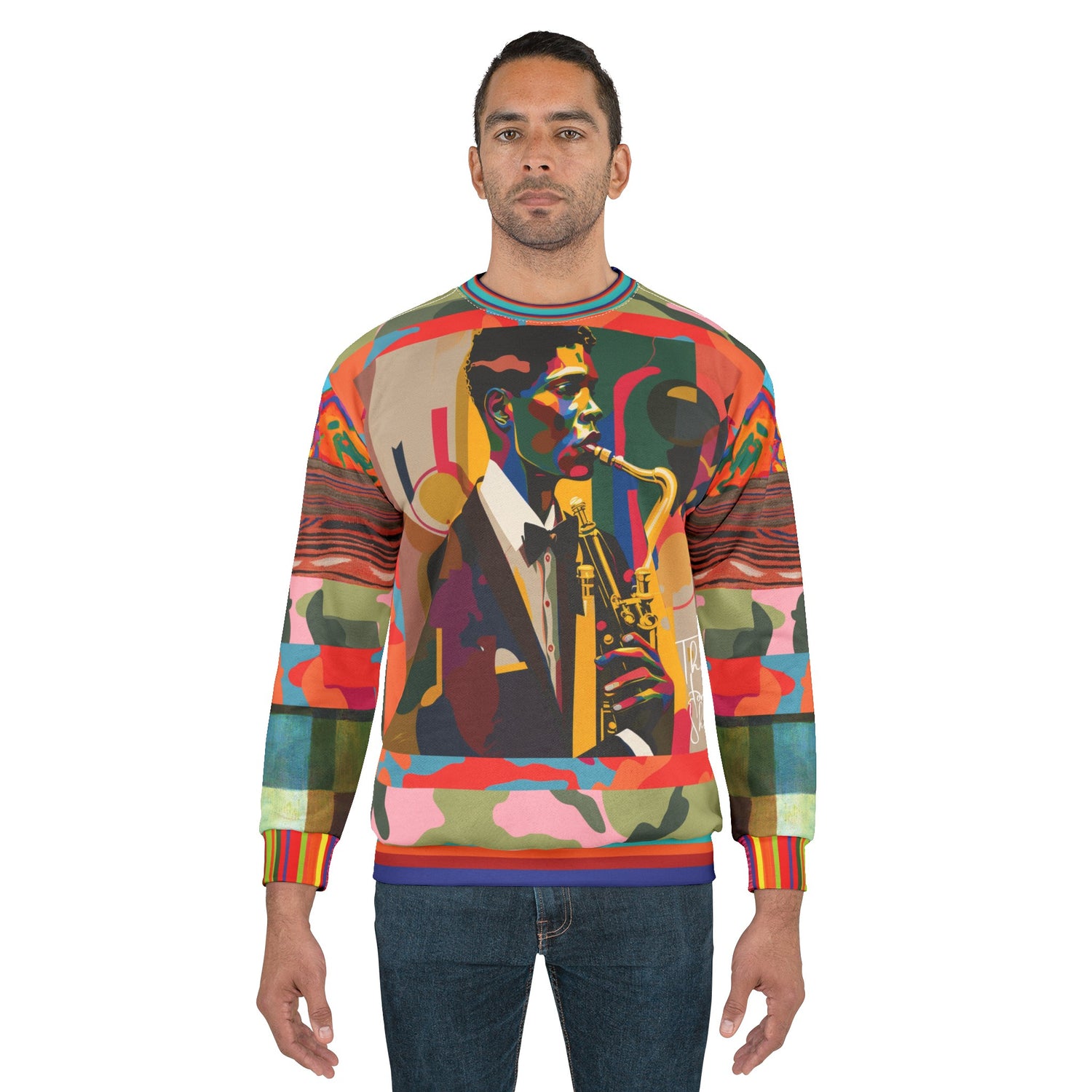 All That Jazz Pop Art Unisex Sweatshirt (Gold Label)