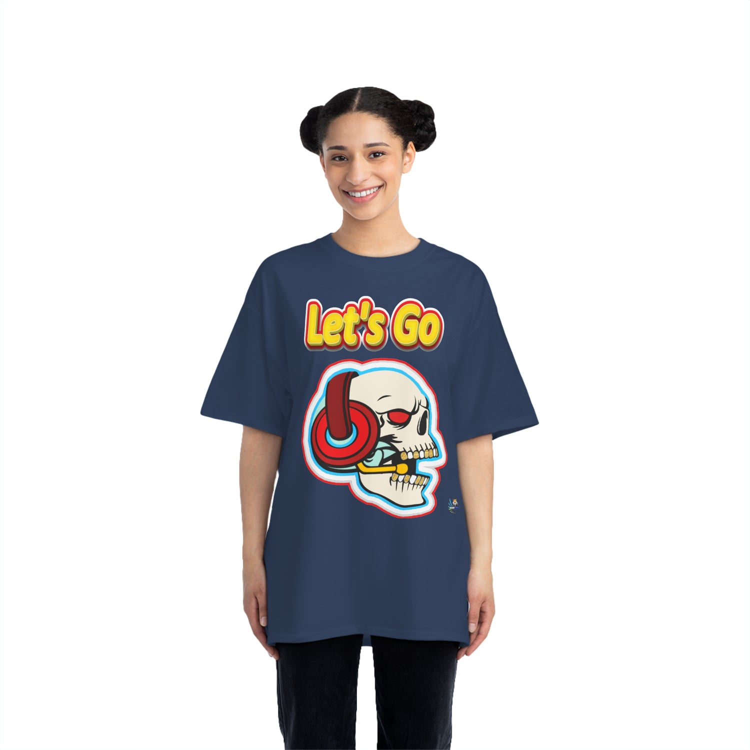 Camiseta de juego unisex de peso pesado Let&