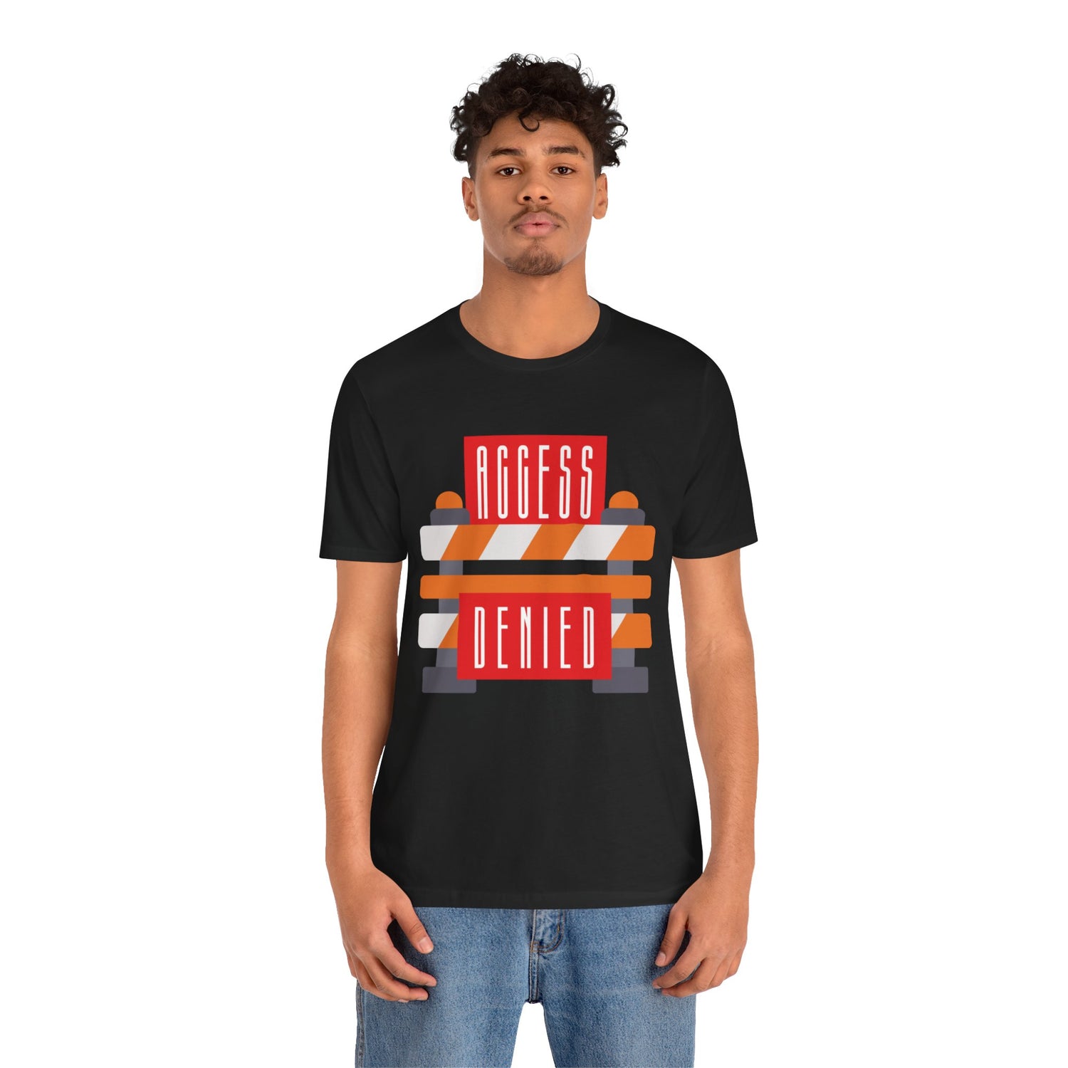 Access Denied - Road Closure Unisex Short Sleeve Tee